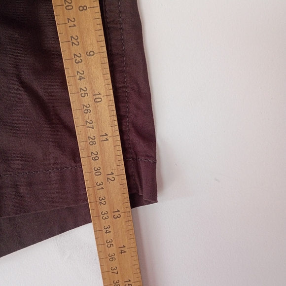 J.Crew Chino Classic Fit Brown Polka Dot Lined Shorts Women’s Size 8 - Picture 4 of 7